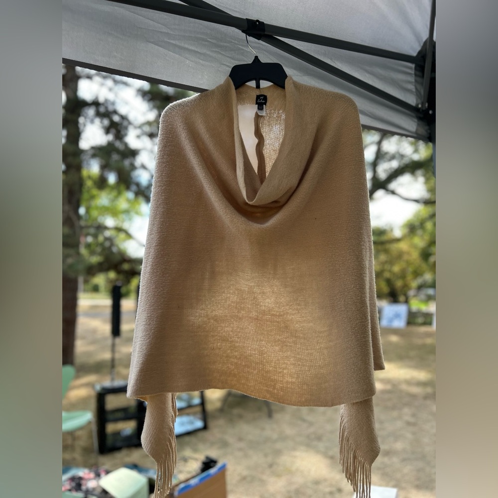 Echo Cozy Tan Women's Poncho